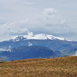This is a nice landscape, we can see a big snow near to Caldas in Colombia. Nevado del Ruiz.